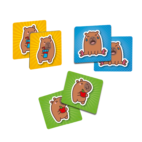 JOGO DA MEMÓRIA CAPIVARA 40 PEÇAS - Pais & Filhos - Pais & Filhos - Jogo - VillaGO