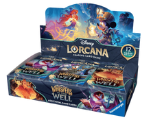 BOOSTER BOX DISNEY LORCANA SET 10 WHISPERS IN THE WELL - 24 PACOTES - Copag - TCG - VillaGO