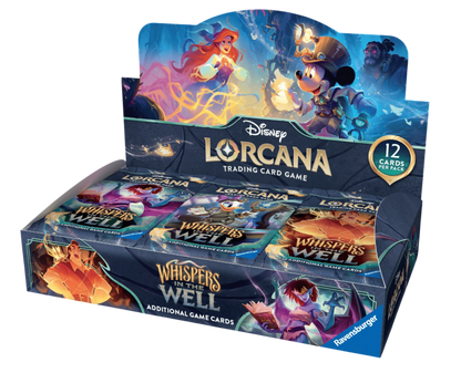 BOOSTER BOX DISNEY LORCANA SET 10 WHISPERS IN THE WELL - 24 PACOTES - Copag - TCG - VillaGO