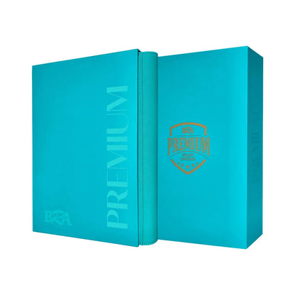 PASTA PREMIUM 3X3 AZUL PISCINA COM 20 FOLHAS PARA 360 CARDS - BRA - Acessório TCG - VillaGO
