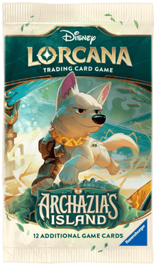 BOOSTER UNITÁRIO DISNEY LORCANA SET 7 ARCHAZIA'S ISLAND - 12 CARTAS - Copag - TCG - VillaGO