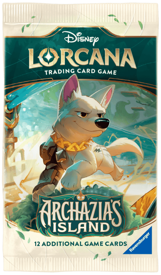 BOOSTER UNITÁRIO DISNEY LORCANA SET 7 ARCHAZIA'S ISLAND - 12 CARTAS - Copag - TCG - VillaGO