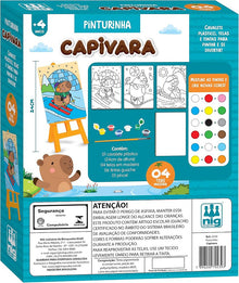 Kit Pinturinha Capivara - Nig Brinquedos - Brinquedo Criativo - VillaGO