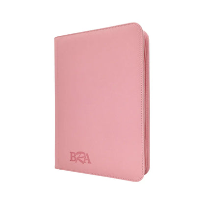 PASTA PREMIUM 3X3 ROSA COM 20 FOLHAS PARA 360 CARDS - BRA - Acessório TCG - VillaGO