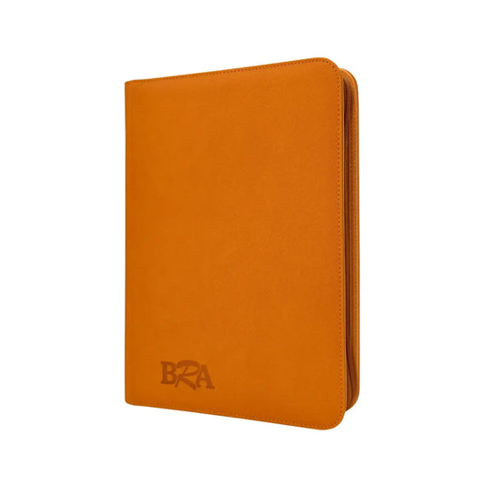 PASTA PREMIUM 3X3 LARANJA COM 20 FOLHAS PARA 360 CARDS - BRA - Acessório TCG - VillaGO