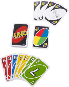 JOGO DE CARTAS UNO ORIGINAL PCT.C/12 W2085 - MATTEL - Mattel - Jogo - VillaGO