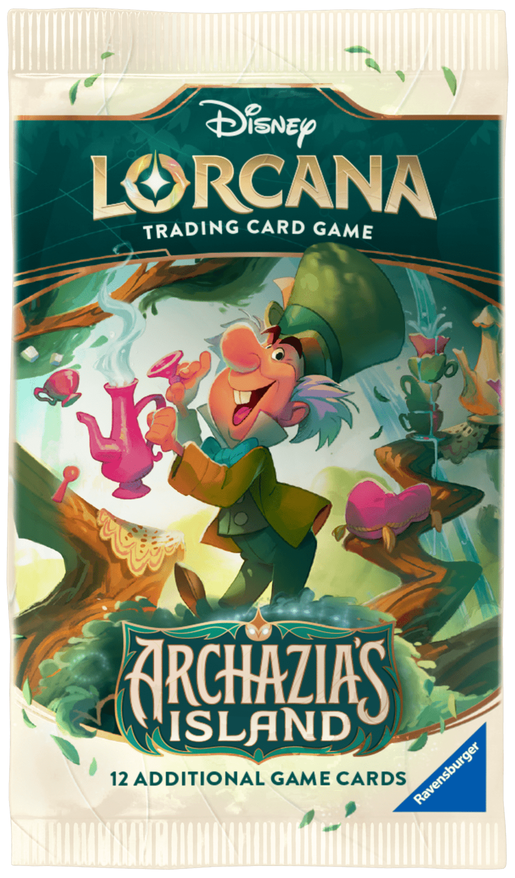 BOOSTER UNITÁRIO DISNEY LORCANA SET 7 ARCHAZIA'S ISLAND - 12 CARTAS - Copag - TCG - VillaGO