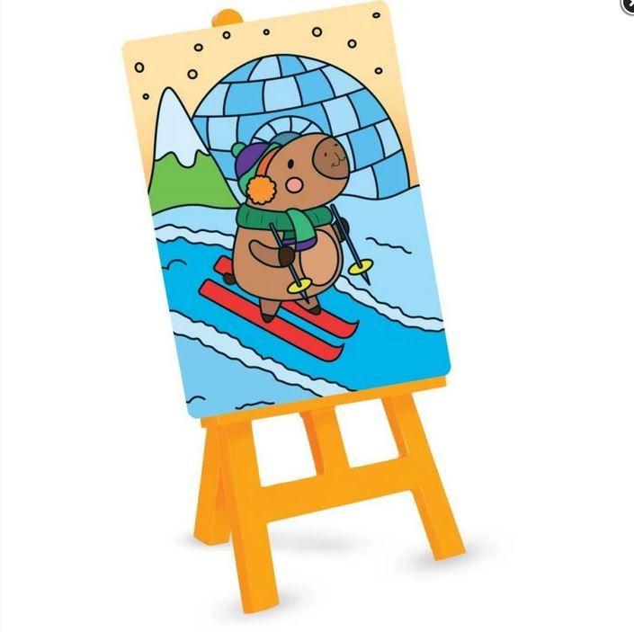 Kit Pinturinha Capivara - Nig Brinquedos - Brinquedo Criativo - VillaGO