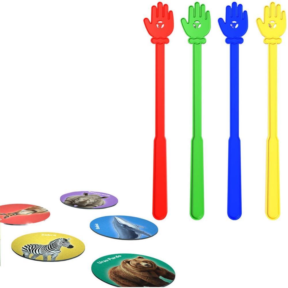 JOGO TAPÃO ANIMAL 50 DISCOS - GGB Plast - Jogo - VillaGO
