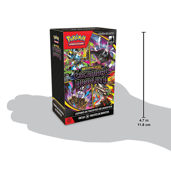 COMBO DE BOOSTERS POKÉMON ESCURIDÃO ABSOLUTA - Copag - Copag - Pokémon TCG - VillaGO