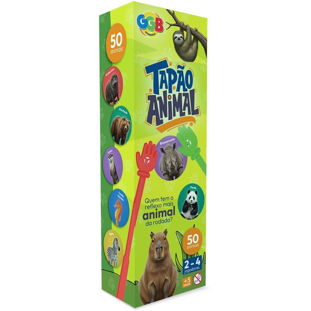 JOGO TAPÃO ANIMAL 50 DISCOS - GGB Plast - Jogo - VillaGO