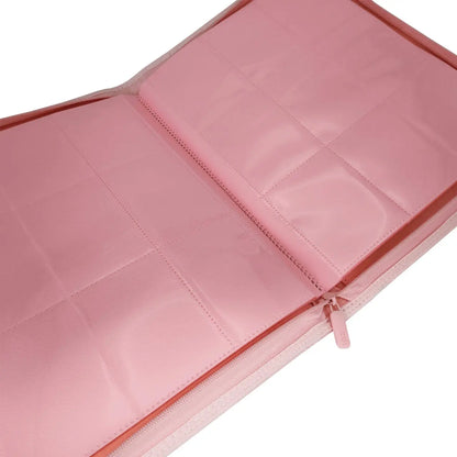 PASTA PREMIUM 3X3 ROSA COM 20 FOLHAS PARA 360 CARDS - BRA - Acessório TCG - VillaGO
