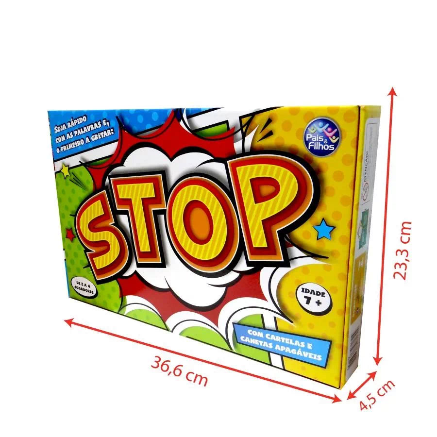 JOGO STOP - Pais & Filhos - Pais & Filhos - Jogo - VillaGO