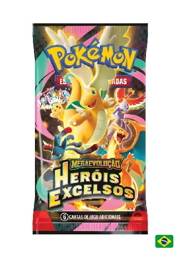 COMBO DE BOOSTERS POKÉMON ME02.5 HERÓIS EXCELSOS - 18 PACOTES - Copag - Pokémon TCG - VillaGO