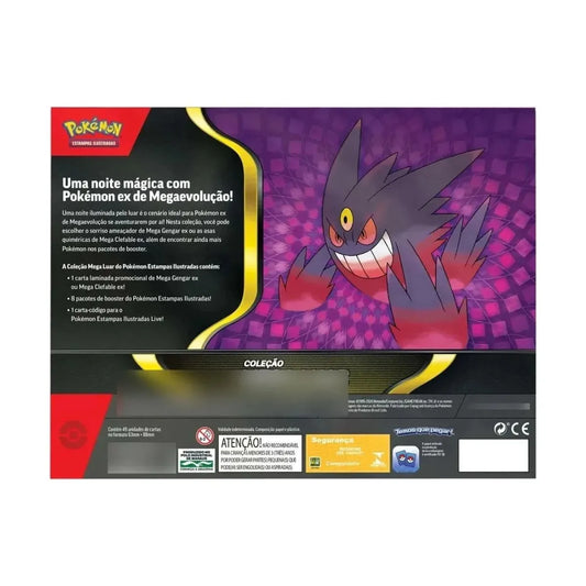 BOX POKÉMON COLEÇÃO MEGA LUAR - MEGA GENGAR EX - COPAG - TCG - VillaGO
