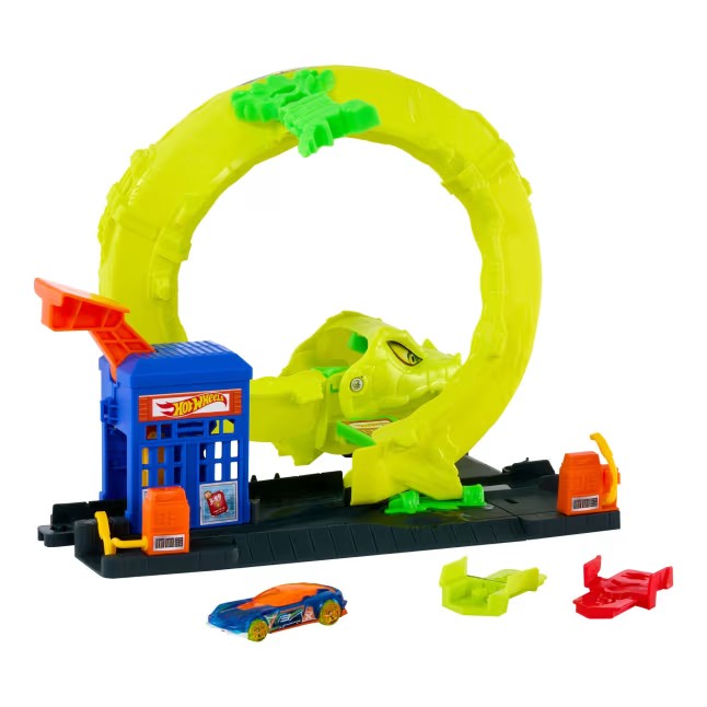 PISTA HOT WHEELS CITY ATAQUE DE COBRA - MATTEL - Pista Hot Wheels - VillaGO