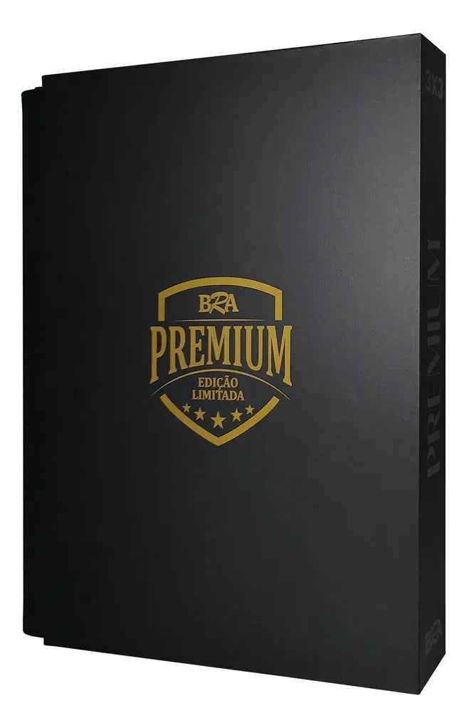 PASTA PREMIUM 3X3 PRETA COM 20 FOLHAS PARA 360 CARDS - BRA - Acessório TCG - VillaGO