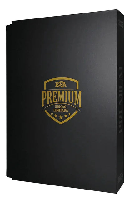PASTA PREMIUM 3X3 PRETA COM 20 FOLHAS PARA 360 CARDS - BRA - Acessório TCG - VillaGO