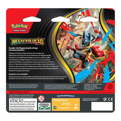 Blister quádruplo Pokémon Mega Evoluções Copag