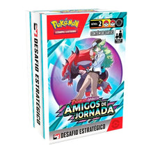 Desafio Estratégico Pokémon Amigos de Jornada Copag com baralho e 8 boosters