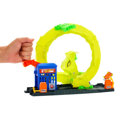 PISTA HOT WHEELS CITY ATAQUE DE COBRA - MATTEL - Pista Hot Wheels - VillaGO