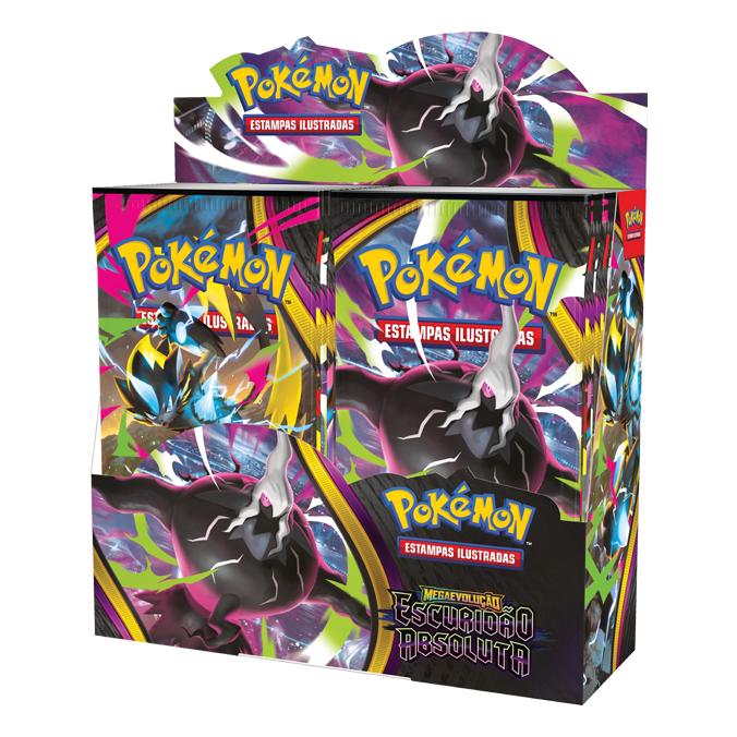 CAIXA DE BOOSTER POKÉMON ME05 ESCURIDÃO ABSOLUTA - COPAG - TCG - VillaGO
