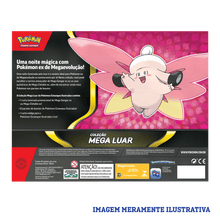 BOX POKÉMON COLEÇÃO MEGA LUAR - MEGA CLEFABLE EX - COPAG - TCG - VillaGO