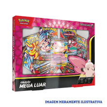 BOX POKÉMON COLEÇÃO MEGA LUAR - MEGA CLEFABLE EX - COPAG - TCG - VillaGO